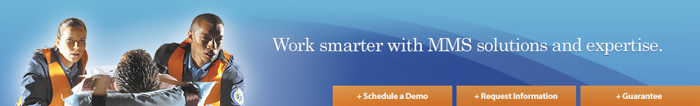 Work smarter with MMS solutions and expertise.